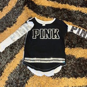 Victoria’s Secret Pink Sequin Long Sleeve